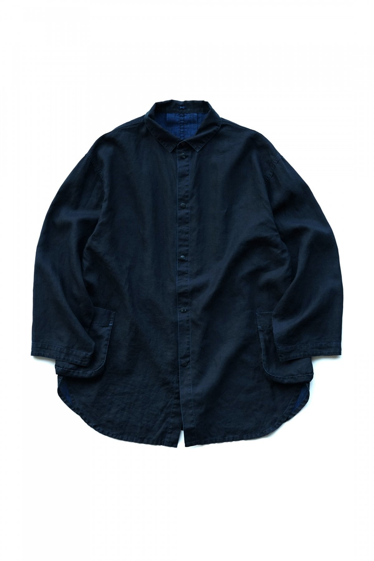 Porter Classic - FARMER'S LINEN SHIRT JACKET - INDIGO