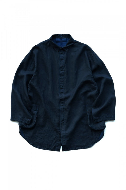 Porter Classic - FARMER'S LINEN SHIRT JACKET - INDIGO