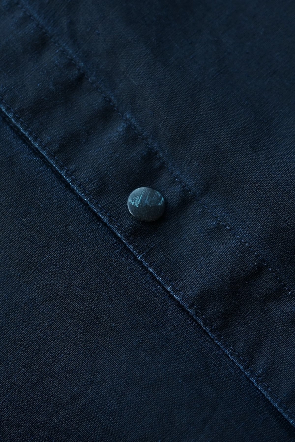 Porter Classic - FARMER'S LINEN SHIRT JACKET - INDIGO