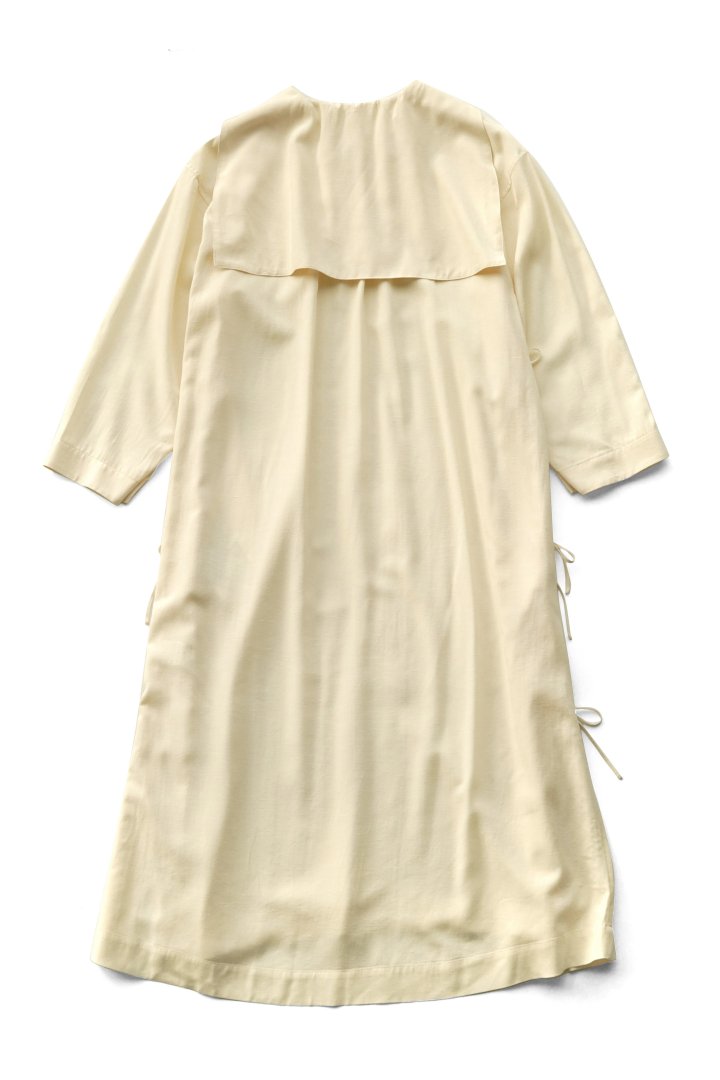 WRYHT - SAILOR COLLAR SMOCK DRESS - BONE