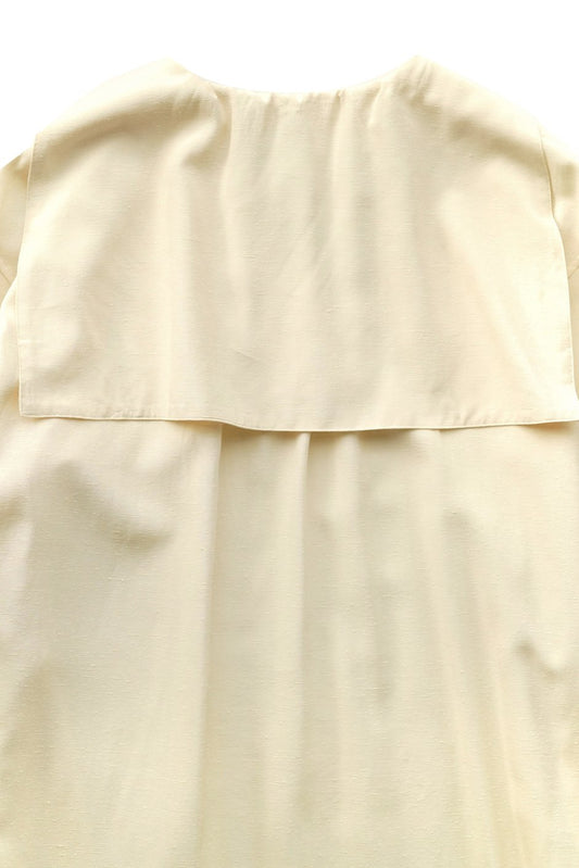 WRYHT - SAILOR COLLAR SMOCK DRESS - BONE