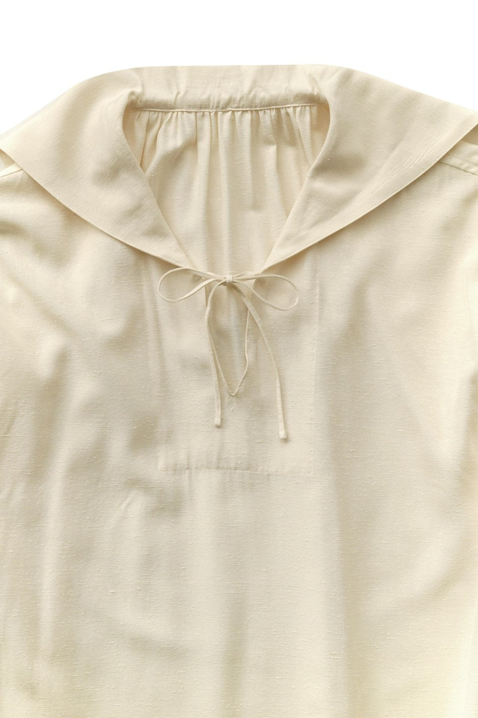 WRYHT - SAILOR COLLAR SMOCK DRESS - BONE