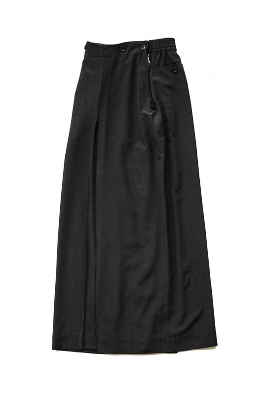 WRYHT- SAILOR FRONT CULOTTES TROUSER - BLACK