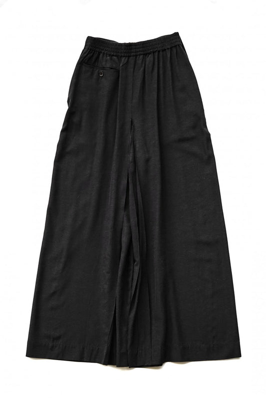 WRYHT- SAILOR FRONT CULOTTES TROUSER - BLACK