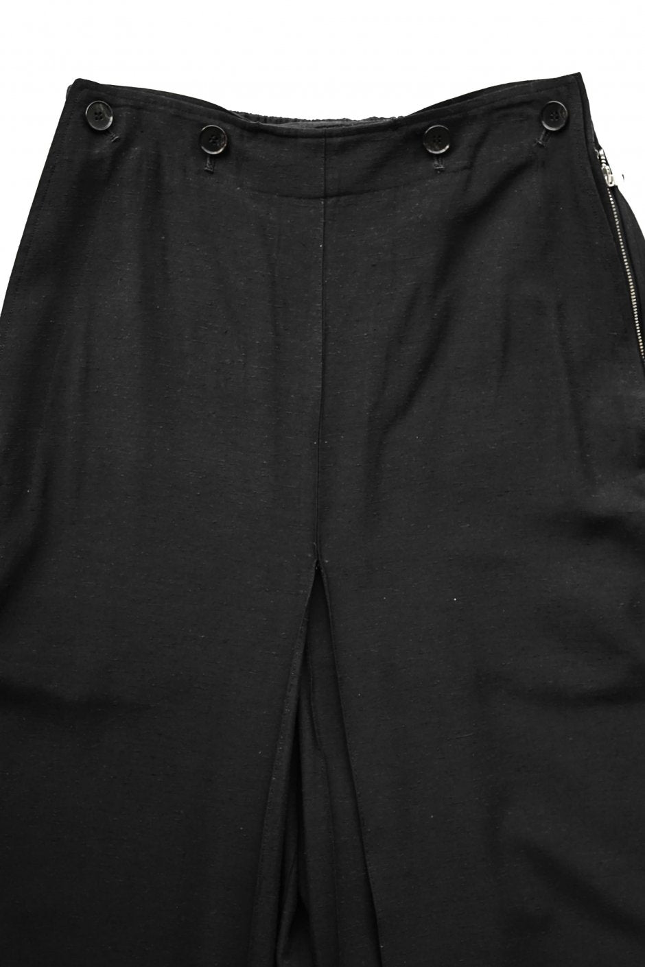 WRYHT- SAILOR FRONT CULOTTES TROUSER - BLACK