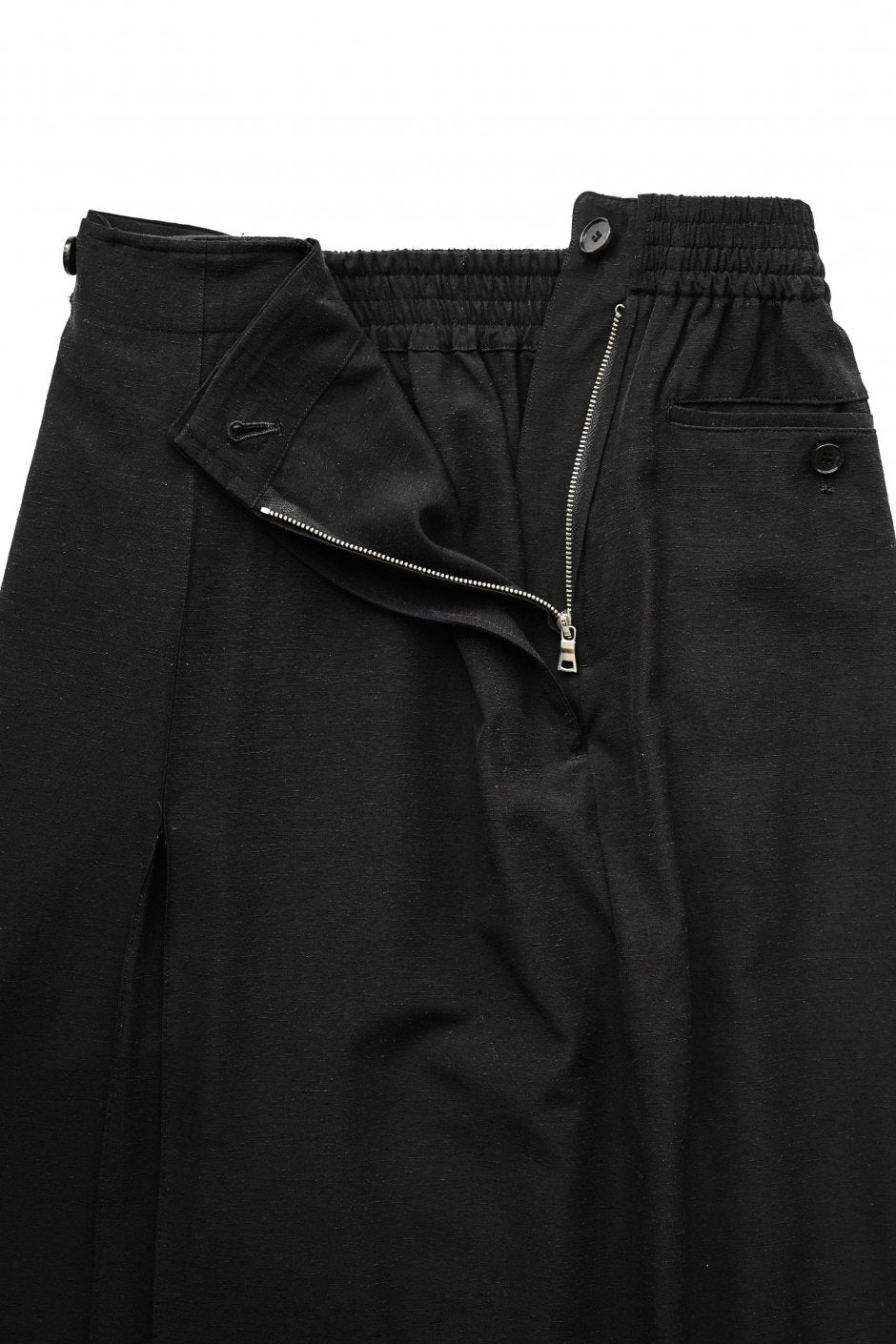 WRYHT- SAILOR FRONT CULOTTES TROUSER - BLACK