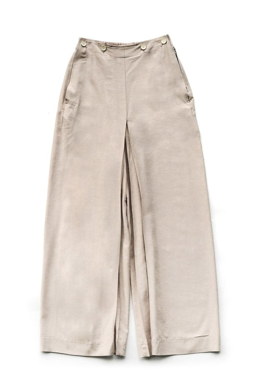 WRYHT- SAILOR FRONT CULOTTES TROUSER - MINK