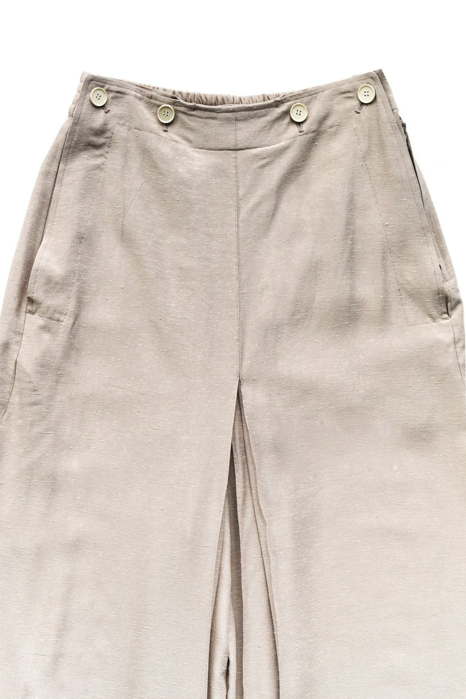 WRYHT- SAILOR FRONT CULOTTES TROUSER - MINK