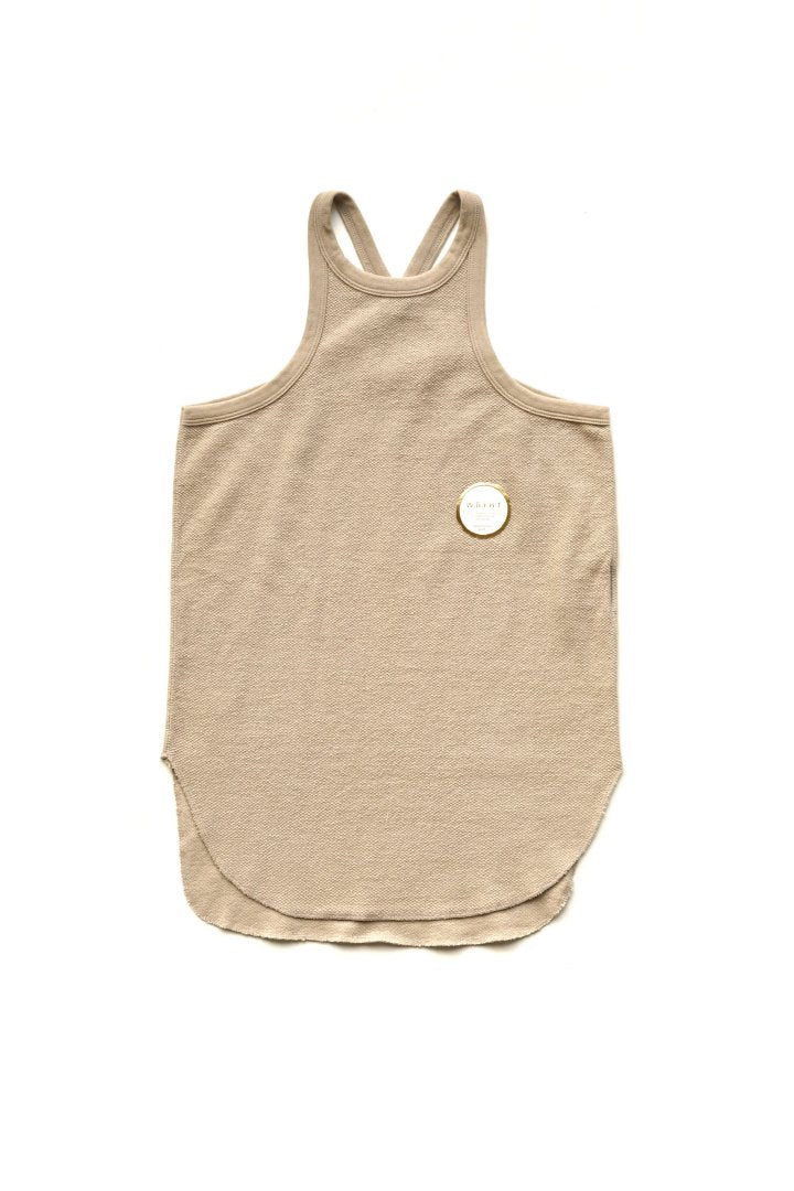 WRYHT - DOBBY WAFFLE TANK TOP - MINK