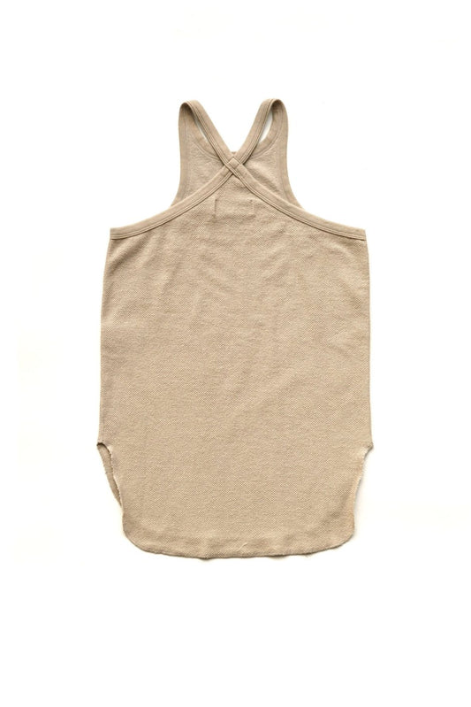 WRYHT - DOBBY WAFFLE TANK TOP - MINK