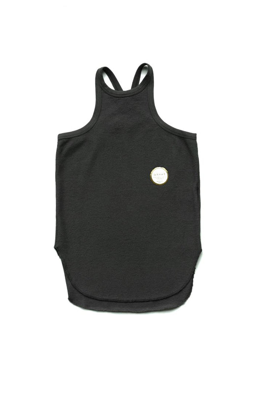 WRYHT - DOBBY WAFFLE TANK TOP - GRAPHITE