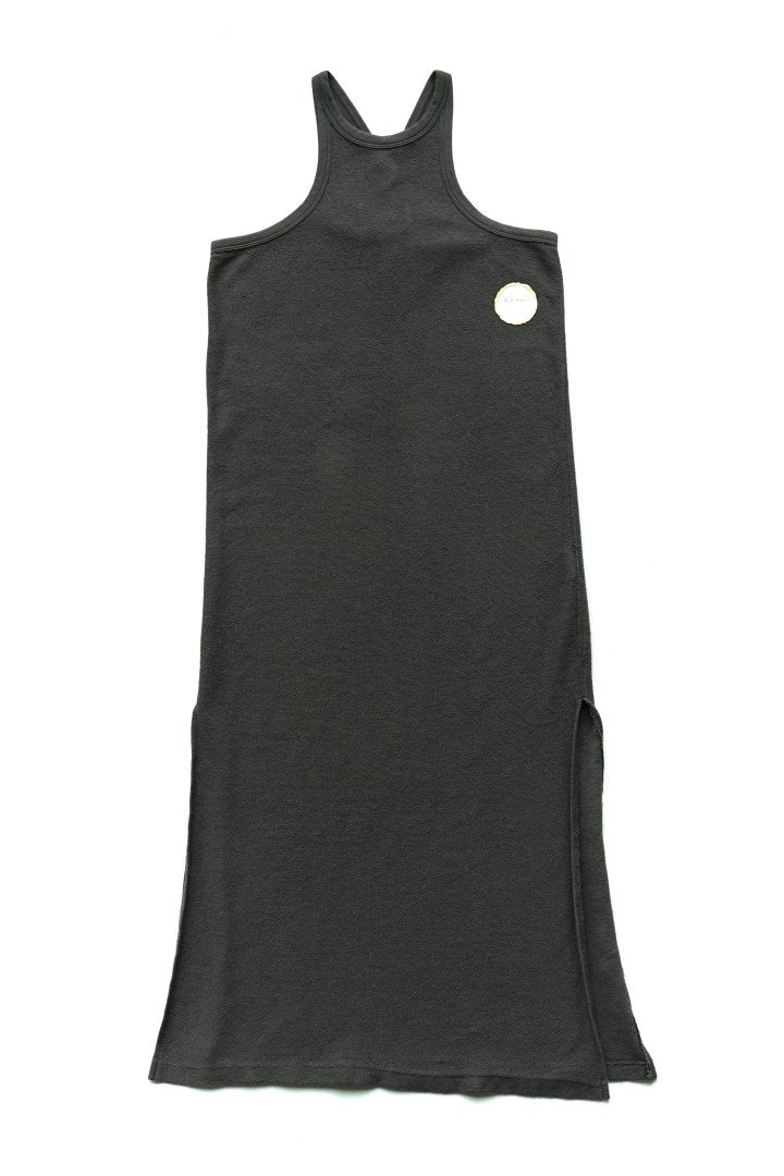 WRYHT - DOBBY WAFFLE TANK DRESS - GRAPHITE