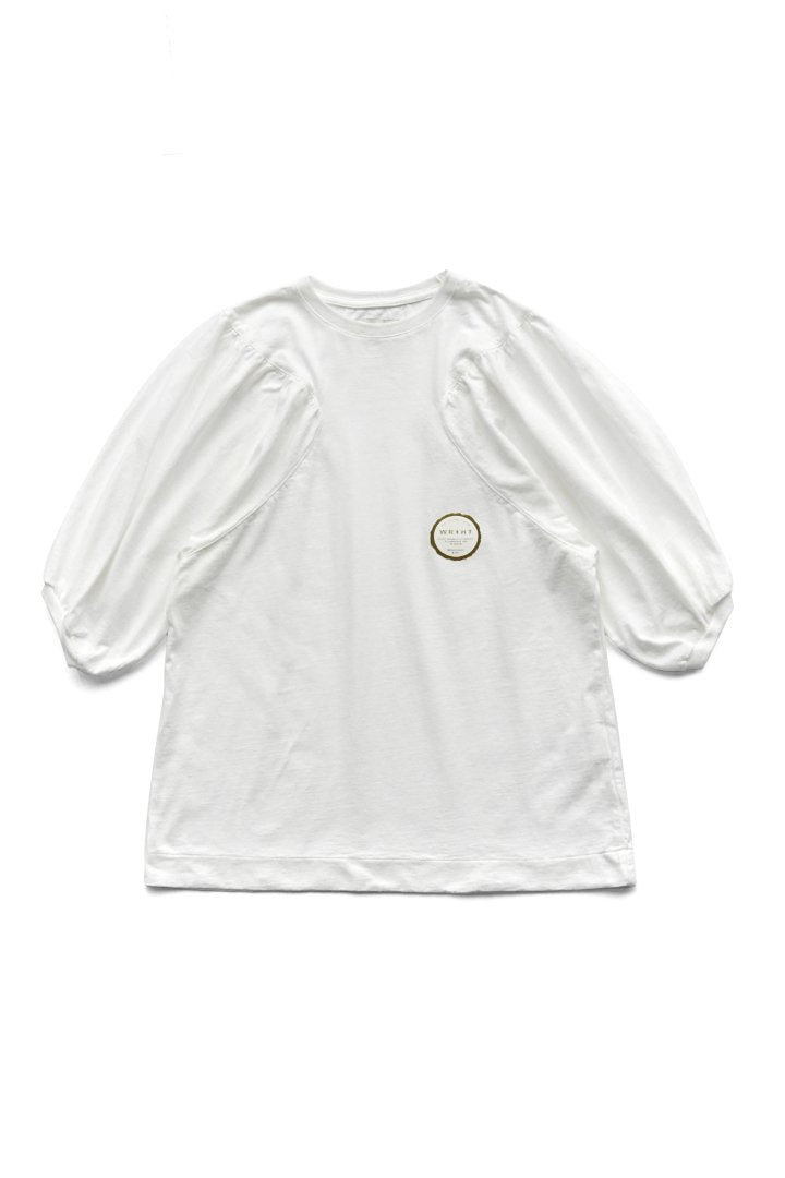 WRYHT - VICTORIAN SLEEVE T (SHORT SLEEVE) - RAW WHITE