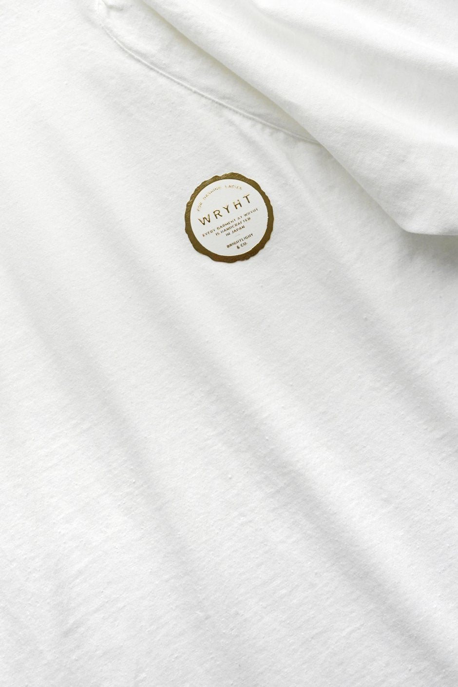 WRYHT - VICTORIAN SLEEVE T (SHORT SLEEVE) - RAW WHITE