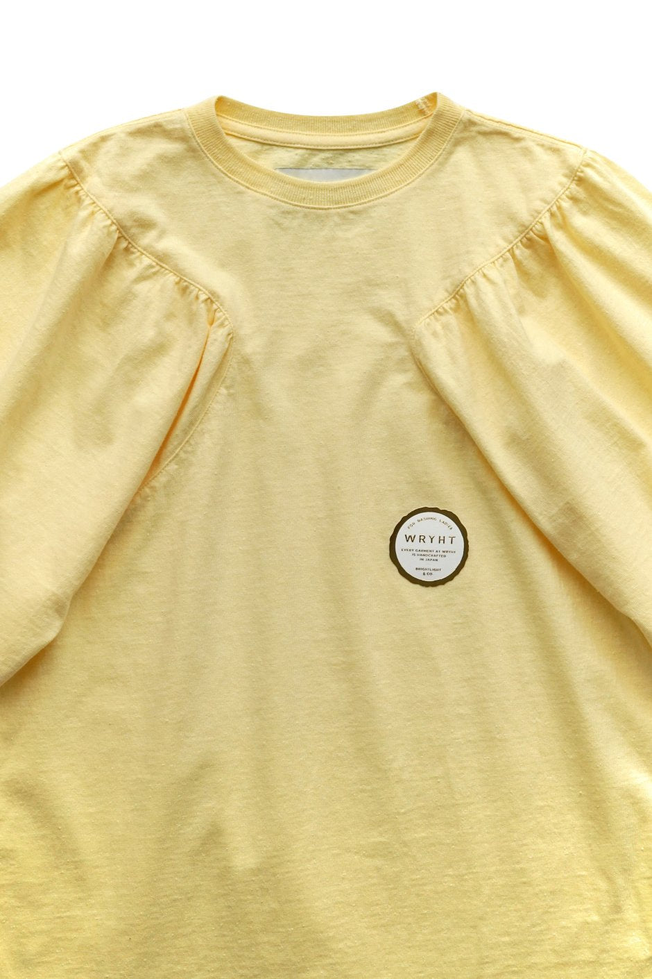 WRYHT - VICTORIAN SLEEVE T (SHORT SLEEVE) - CITRINE