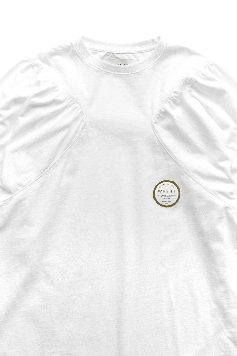 WRYHT - VICTORIAN SLEEVE T (LONG SLEEVE) - RAW WHITE