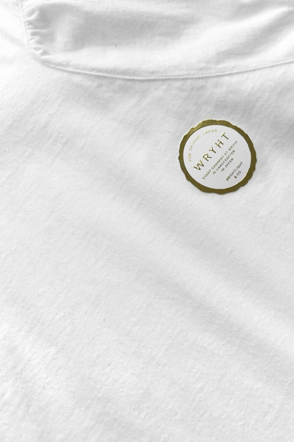 WRYHT - VICTORIAN SLEEVE T (LONG SLEEVE) - RAW WHITE