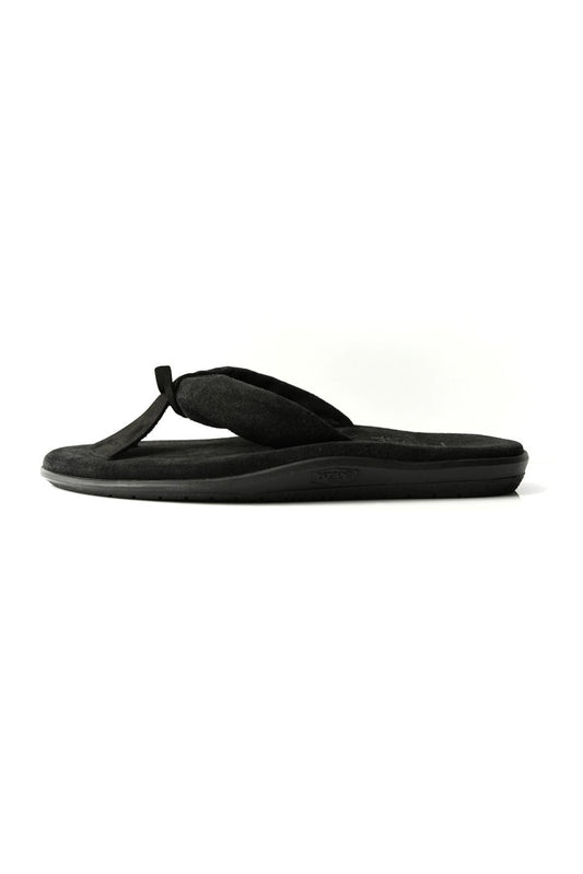 WRYHT - SUEDE SETTA SLIPPER - BLACK