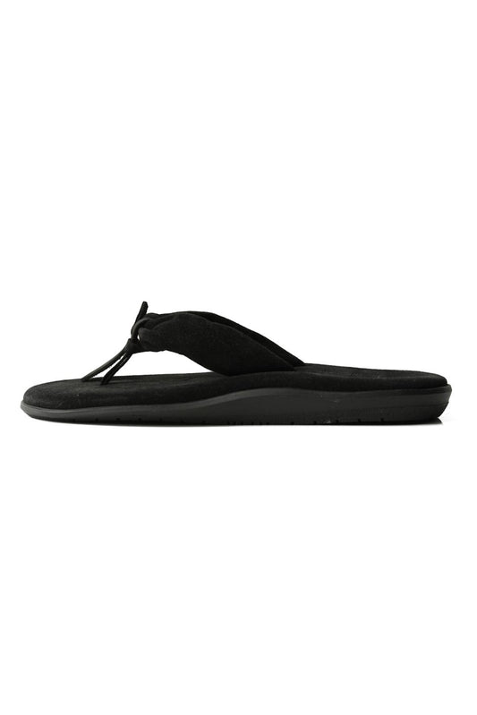 WRYHT - SUEDE SETTA SLIPPER - BLACK