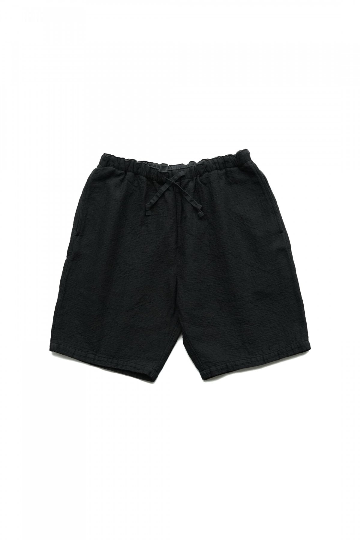 Porter Classic - SASHIKO STRETCH SHORTS - BLACK