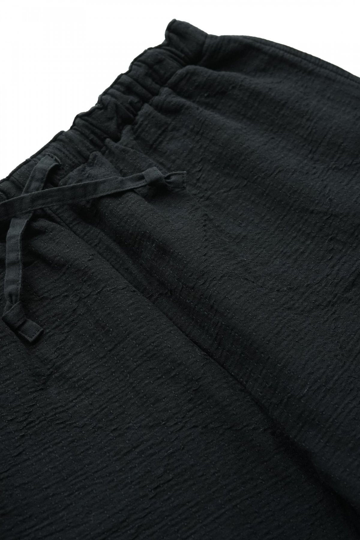 Porter Classic - SASHIKO STRETCH SHORTS - BLACK