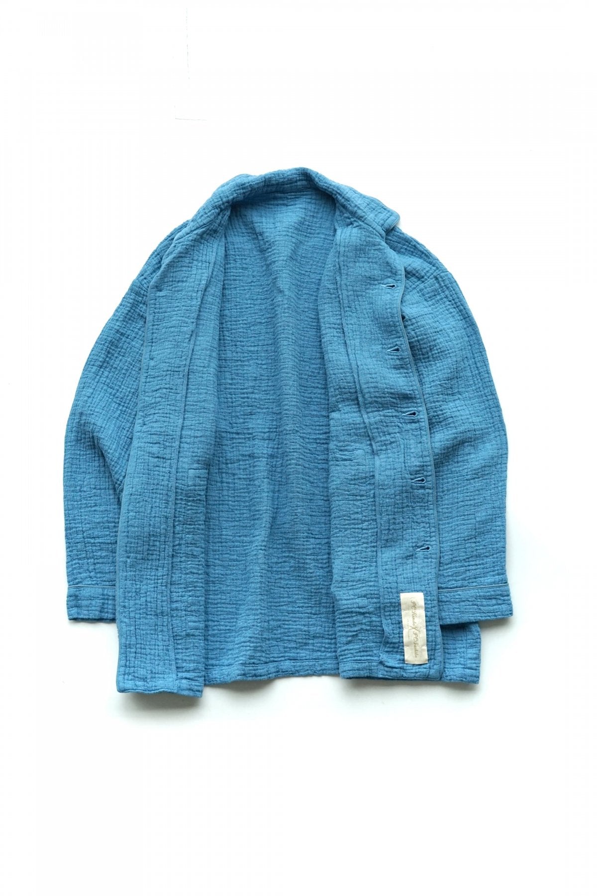 Porter Classic - SASHIKO LINEN PREMIUM PAINTER JACKET - BLUE