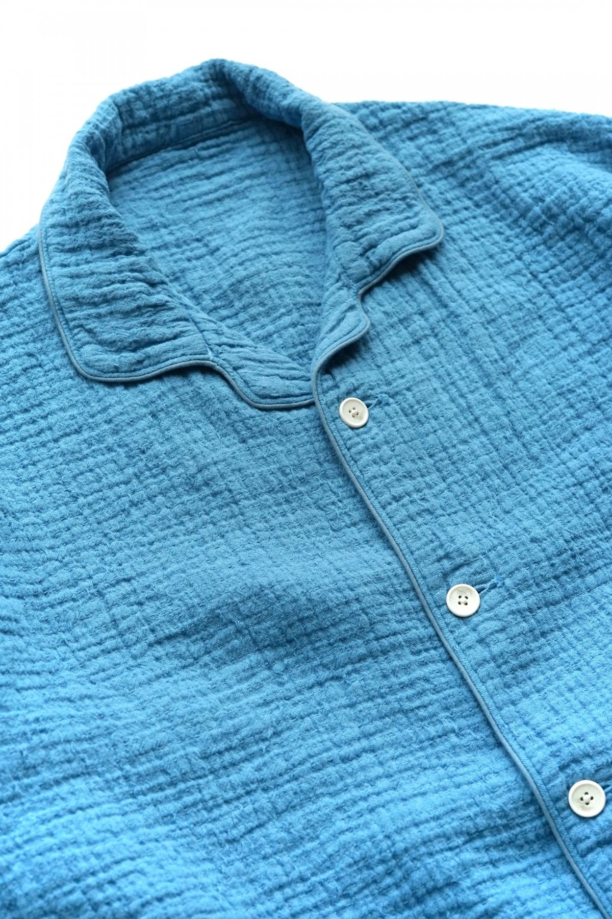 Porter Classic - SASHIKO LINEN PREMIUM PAINTER JACKET - BLUE