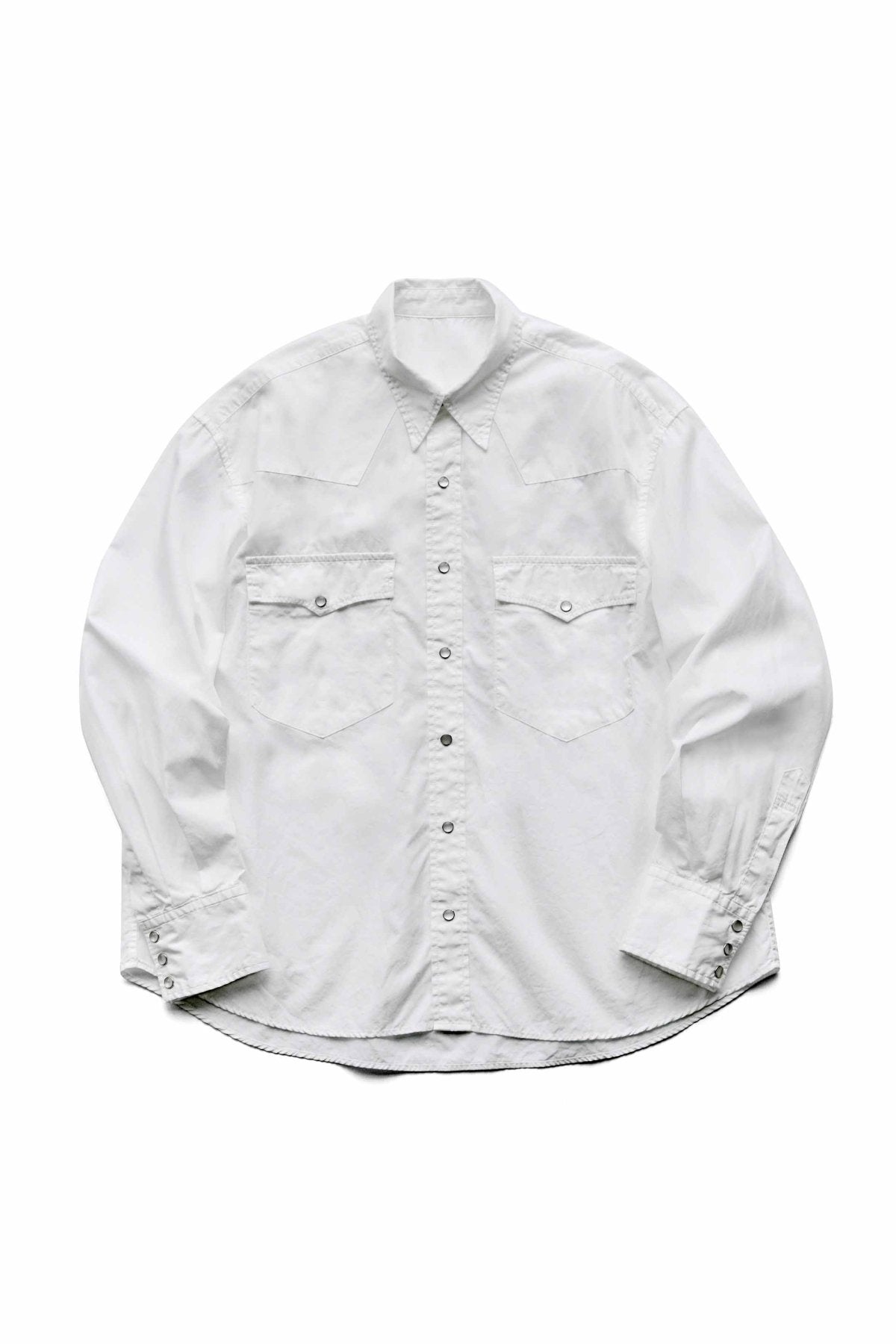 Porter Classic - OLD WEST SHIRT - WHITE