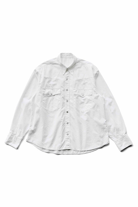 Porter Classic - OLD WEST SHIRT - WHITE