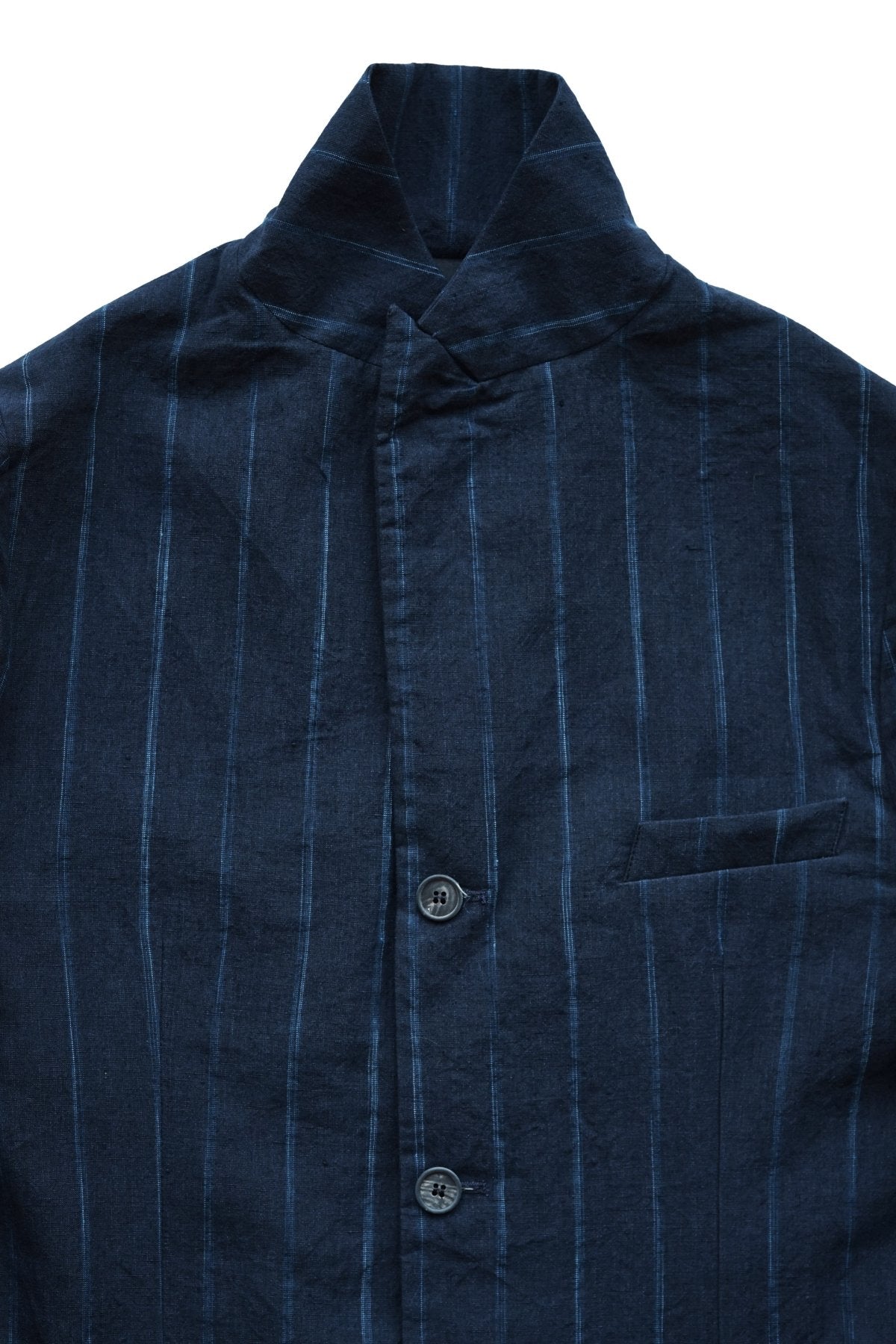 Bergfabel - FARMER JACKET - NAVY STRIPE