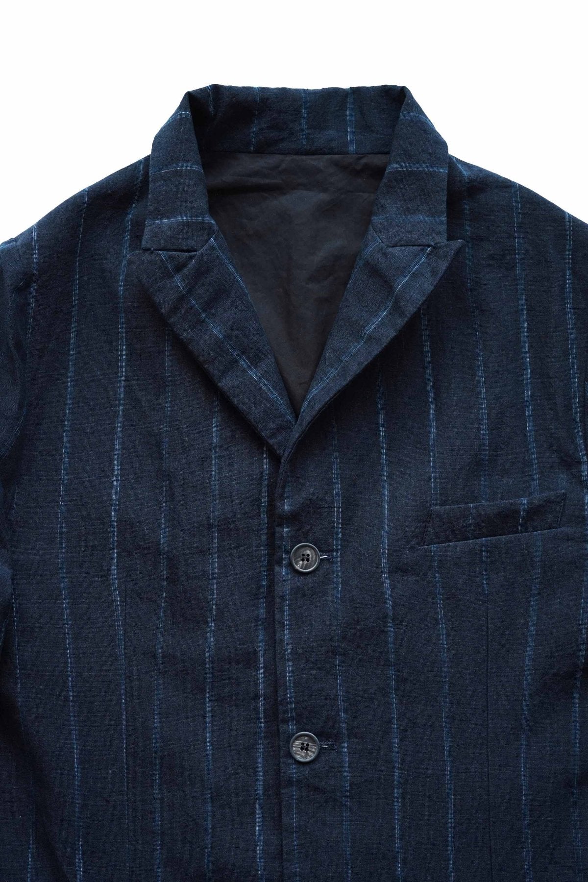 Bergfabel - FARMER JACKET - NAVY STRIPE