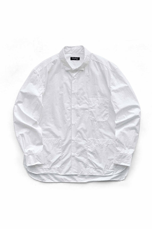 Bergfabel - FARMER SHIRT WITH POCKET - WHITE