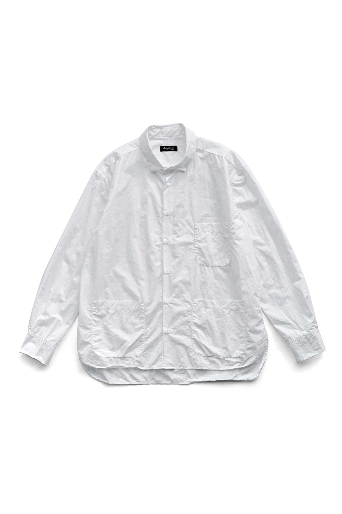 Bergfabel - FARMER SHIRT WITH POCKET - WHITE