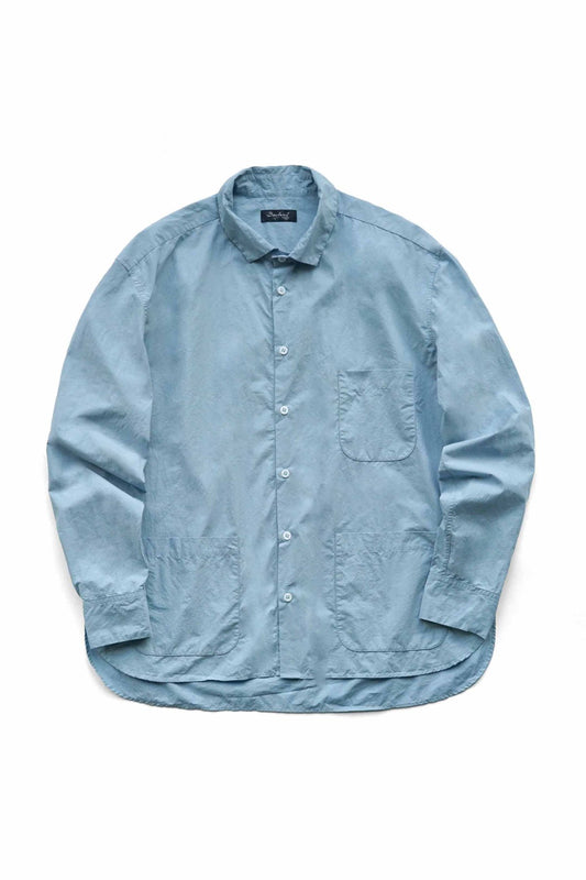 Bergfabel - FARMER SHIRT WITH POCKET - LIGHT BLUE