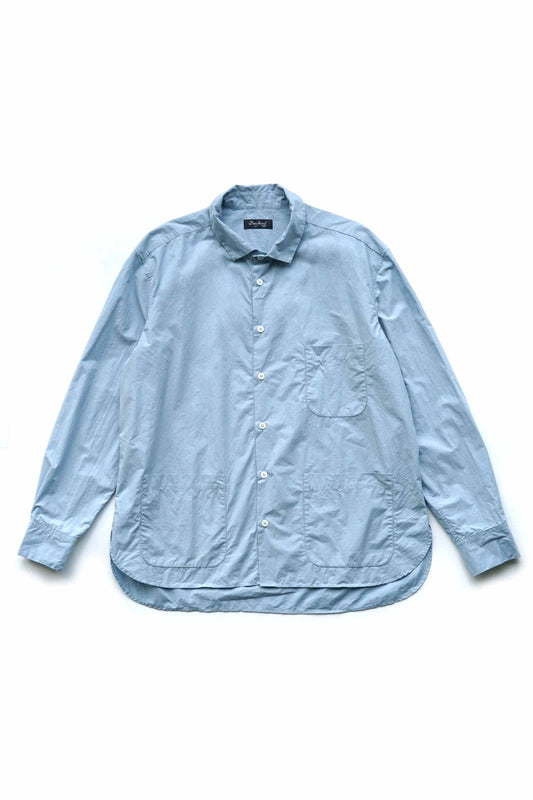 Bergfabel - FARMER SHIRT WITH POCKET - LIGHT BLUE