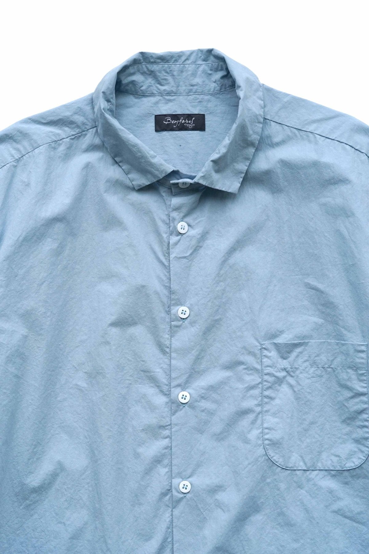 Bergfabel - FARMER SHIRT WITH POCKET - LIGHT BLUE