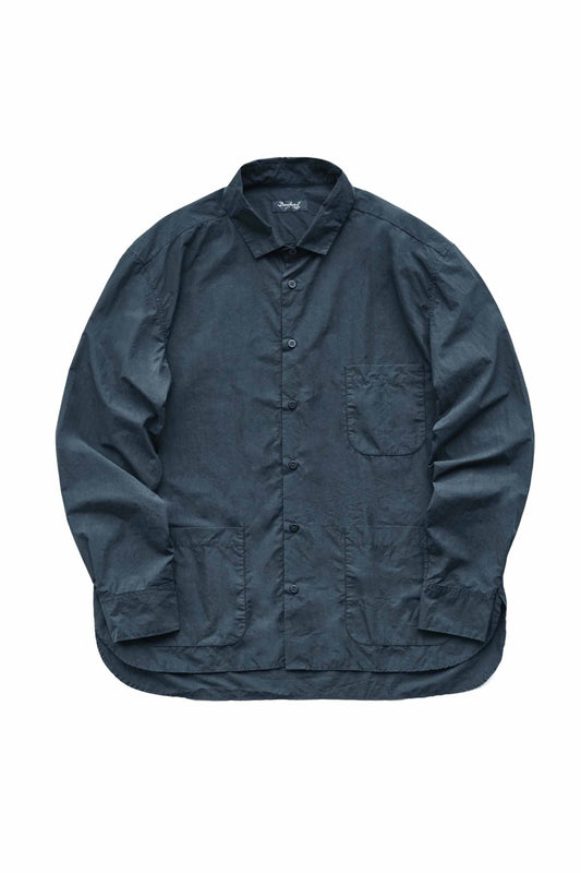 Bergfabel - FARMER SHIRT WITH POCKET - NAVY