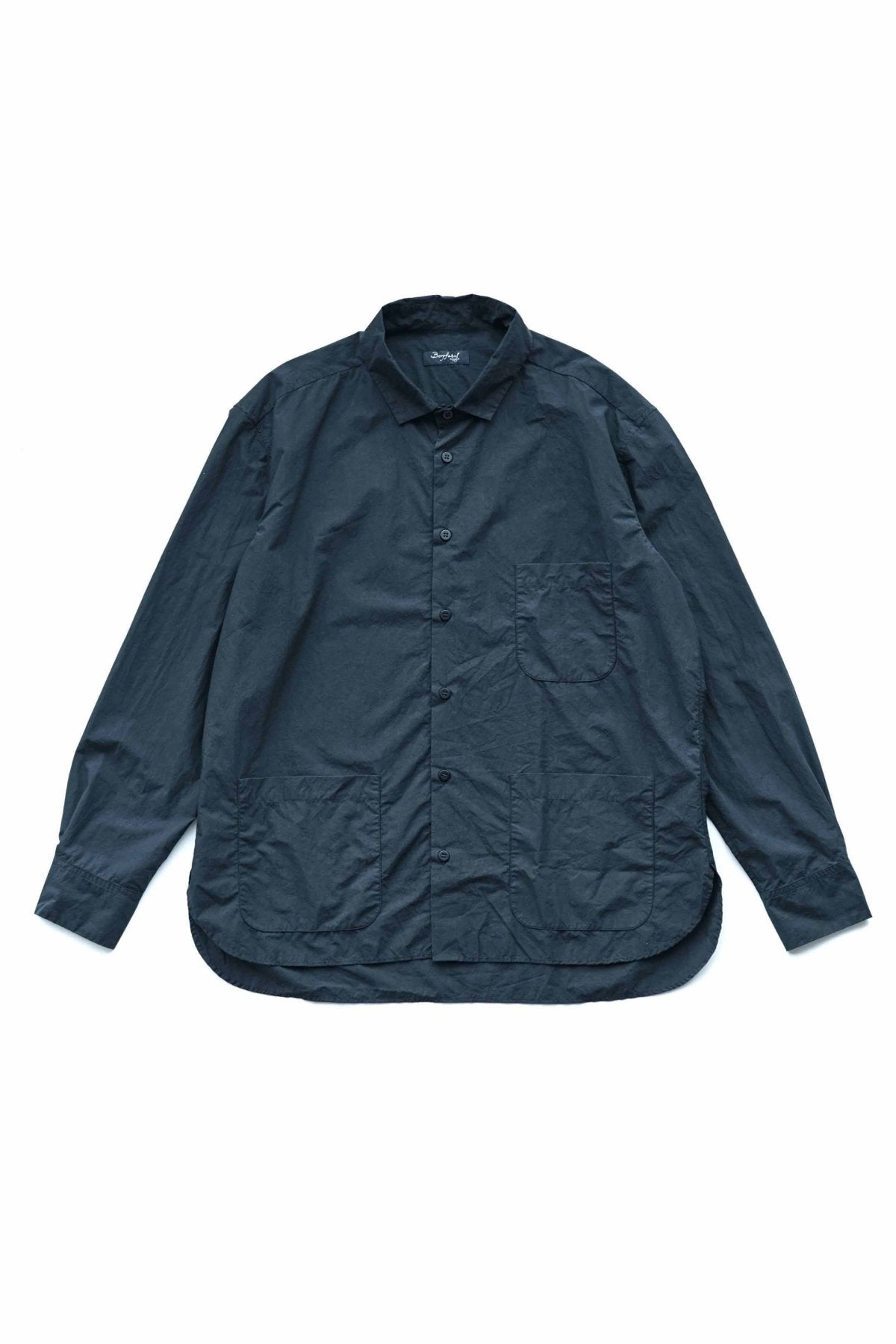 Bergfabel - FARMER SHIRT WITH POCKET - NAVY