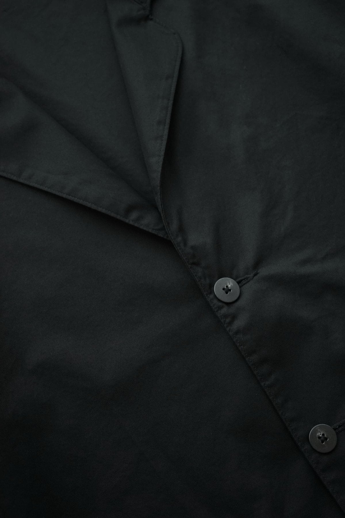 Porter Classic - GABARDINE WIDE JACKET - BLACK