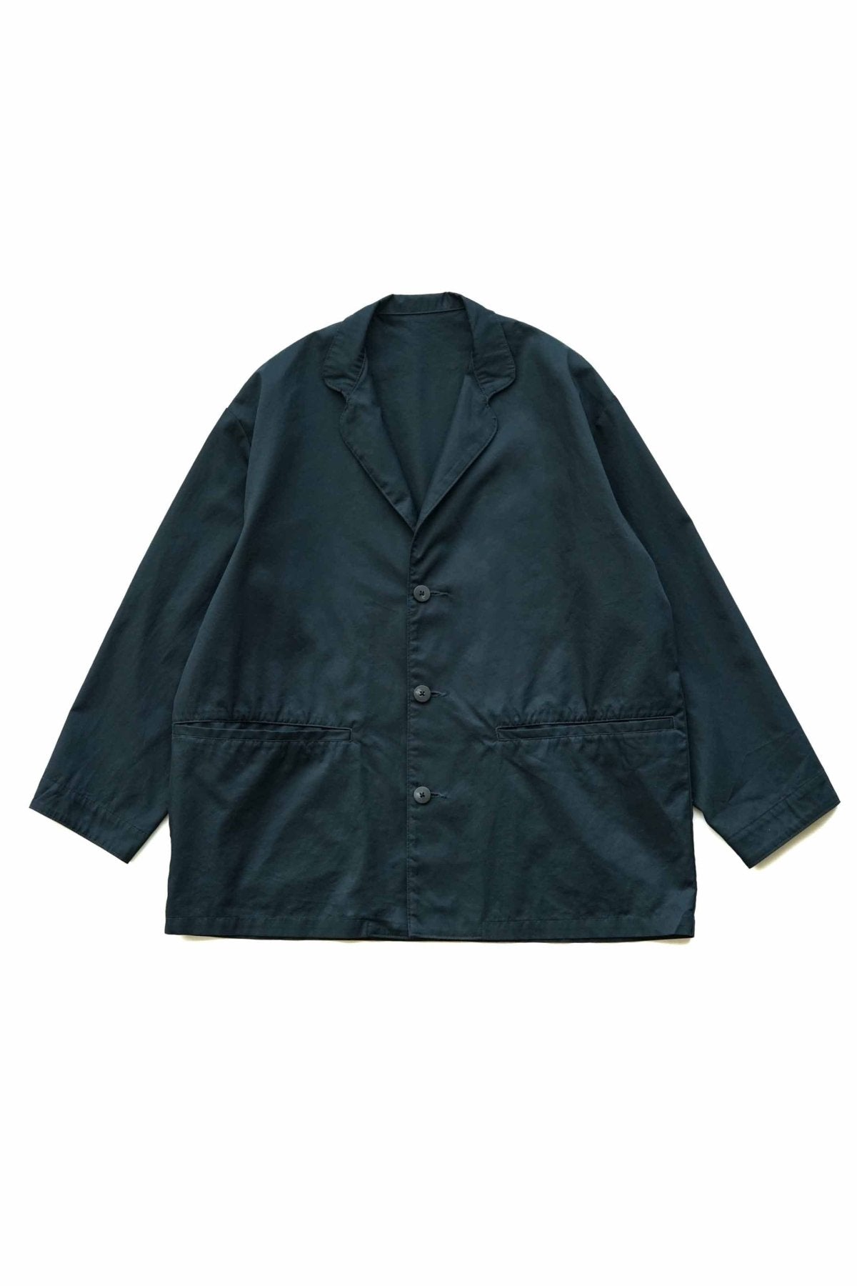 Porter Classic - GABARDINE WIDE JACKET - DARK NAVY