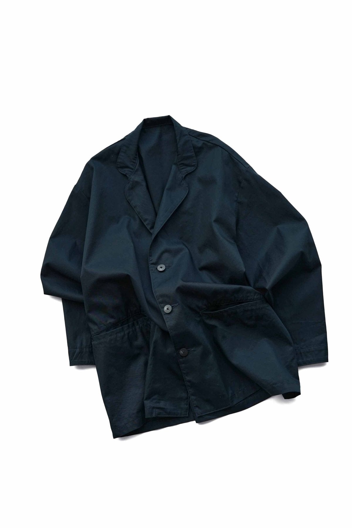 Porter Classic - GABARDINE WIDE JACKET - DARK NAVY