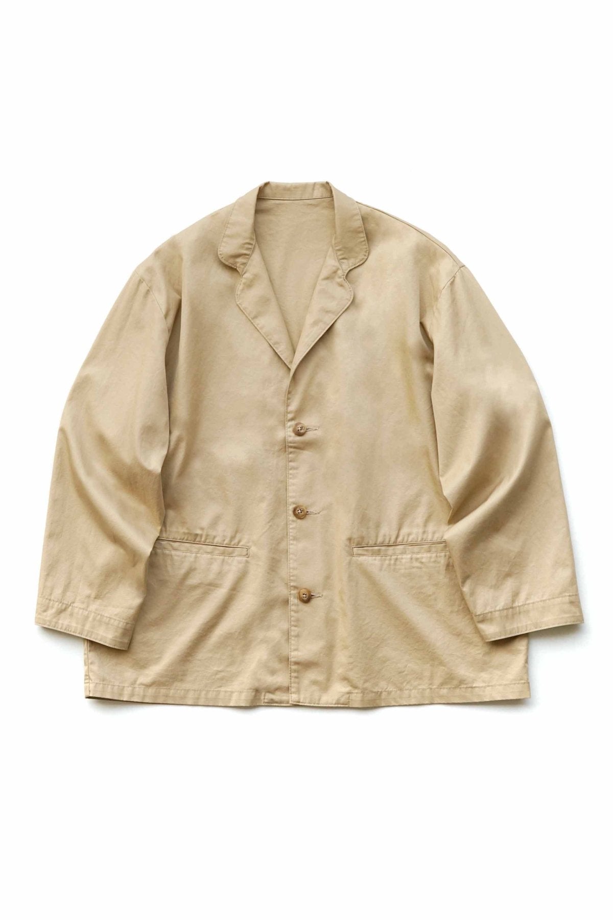 Porter Classic - GABARDINE WIDE JACKET - KHAKI