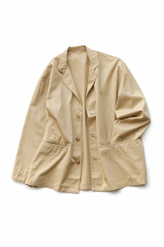 Porter Classic - GABARDINE WIDE JACKET - KHAKI