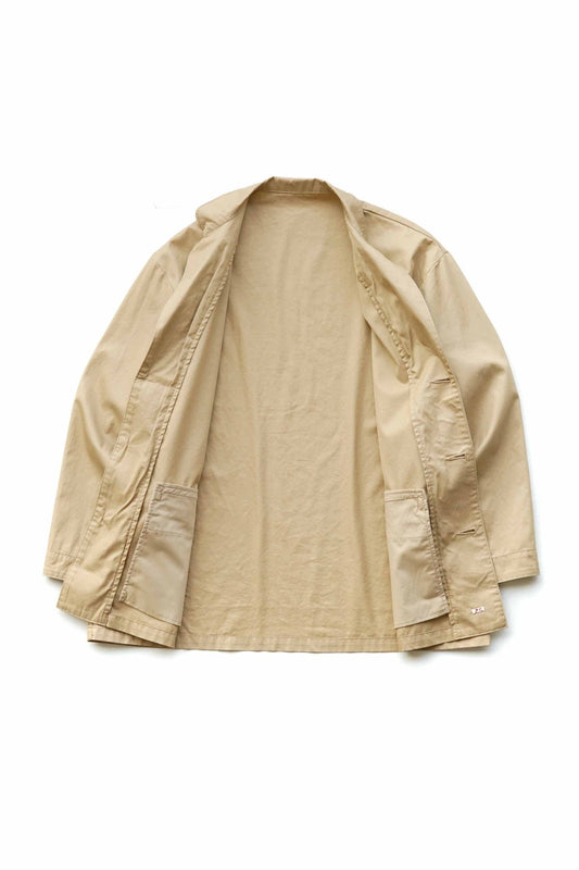 Porter Classic - GABARDINE WIDE JACKET - KHAKI