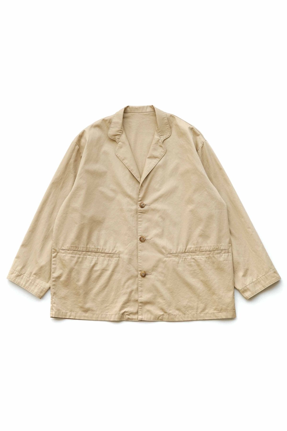 Porter Classic - GABARDINE WIDE JACKET - KHAKI