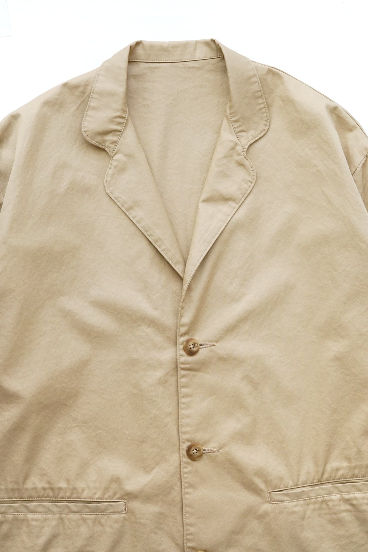 Porter Classic - GABARDINE WIDE JACKET - KHAKI