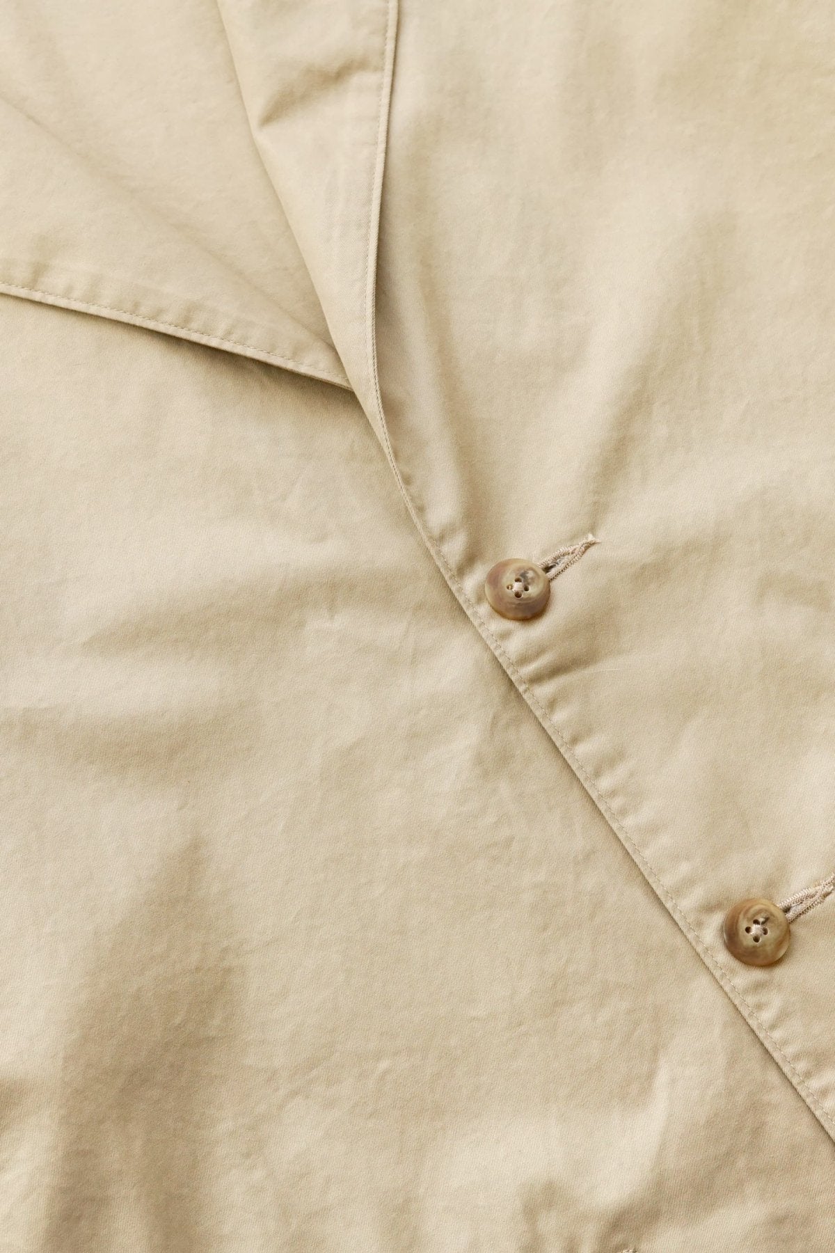 Porter Classic - GABARDINE WIDE JACKET - KHAKI