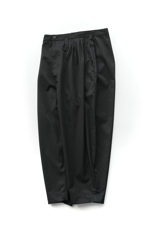 Porter Classic - GABARDINE BEBOP PANTS - BLACK