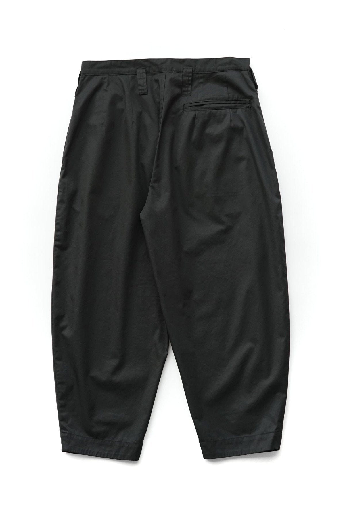 Porter Classic - GABARDINE BEBOP PANTS - BLACK