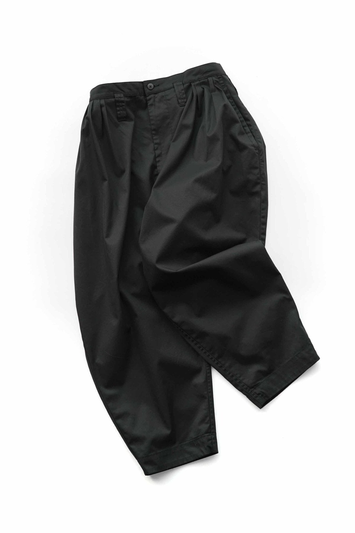 Porter Classic - GABARDINE BEBOP PANTS - BLACK